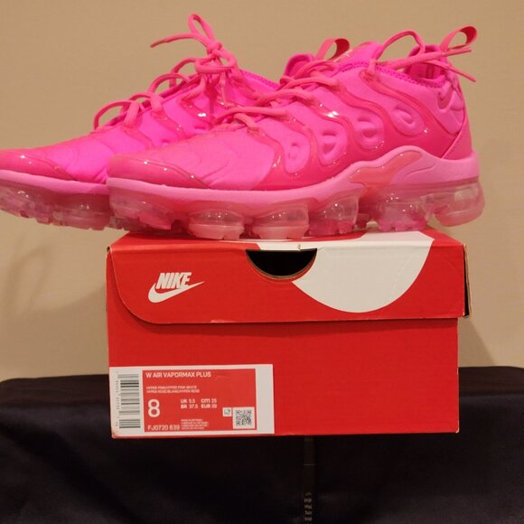 Brand New US 8 NIKE AIR Sneakers VaporMax Plus HyperPink - Picture 5 of 16